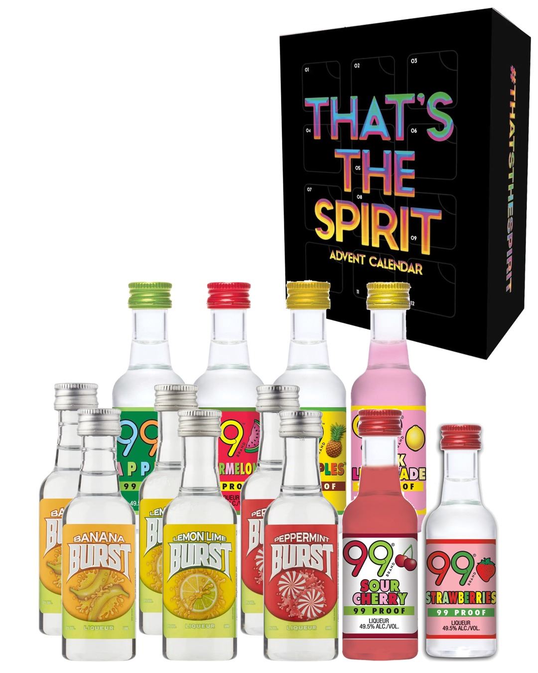 That's the Spirit Shots Shots Shots Advent Calendar, 12 x 5 cl