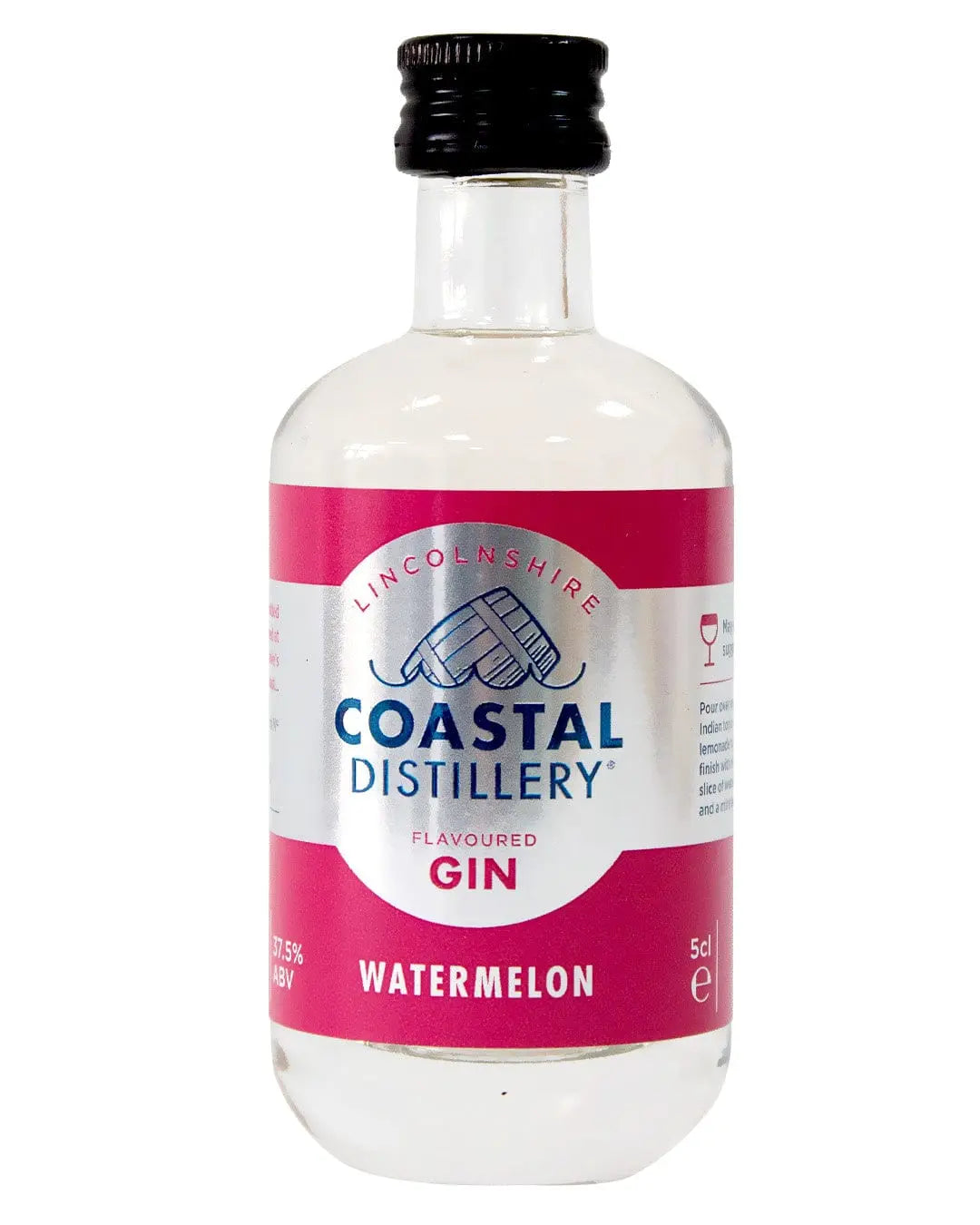 Coastal Distillery Watermelon Gin Miniature, 5 cl Spirit Miniatures