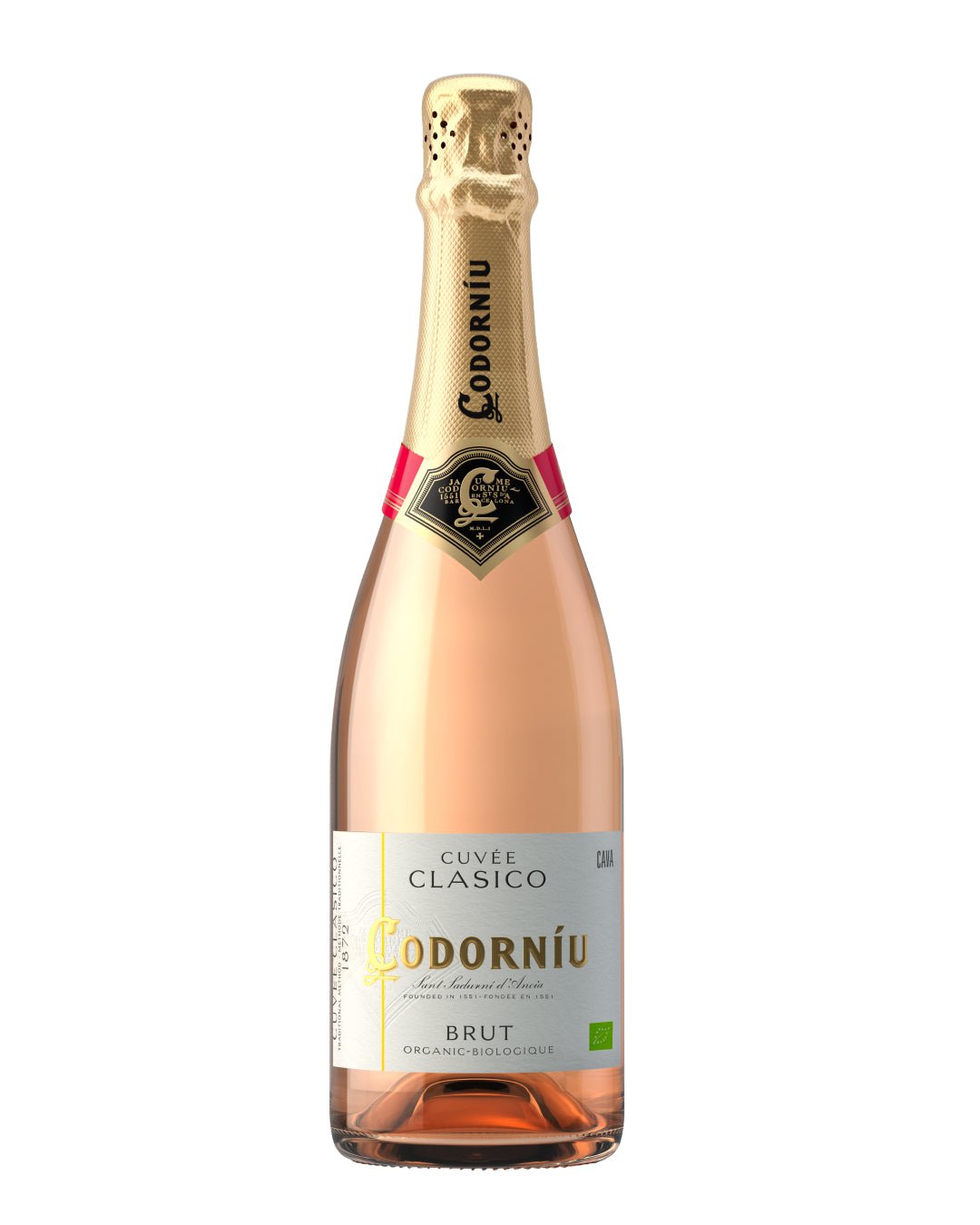 Codorniu Clasico Cuvee Rosado Rose Sparkling Wine, 75 cl Champagne & Sparkling