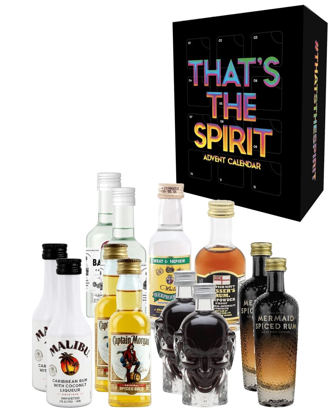 That's the Spirit Rum Advent Calendar, 12 x 5 cl