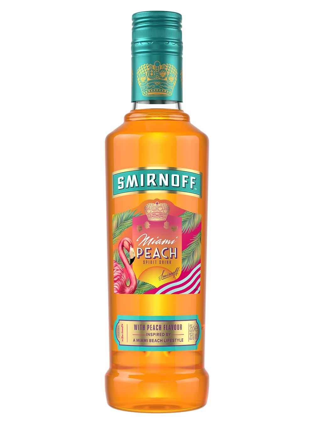 Smirnoff Miami Peach Vodka, 35 cl