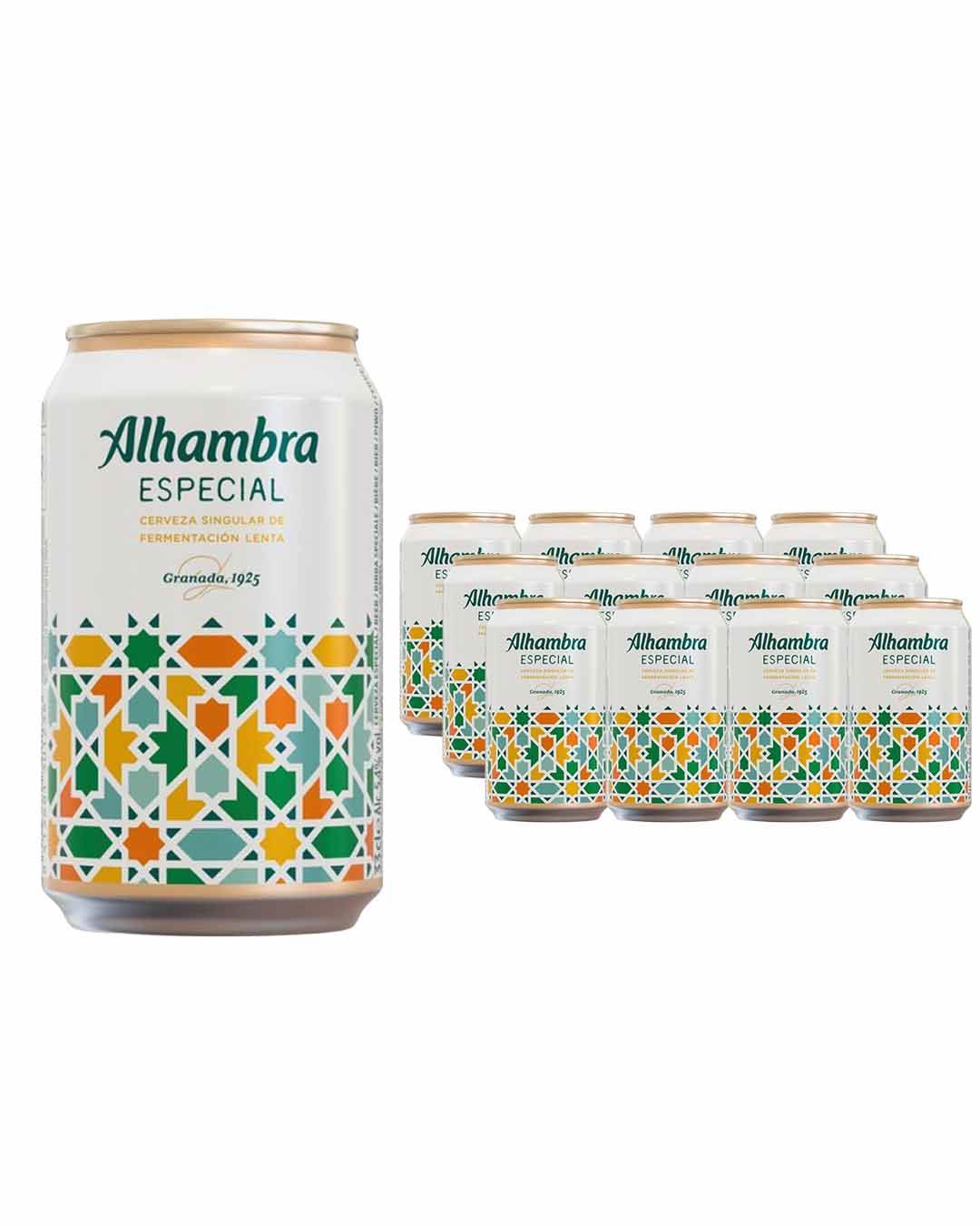 Alhambra Especial Lager Can Multipack, 12 x 330 ml