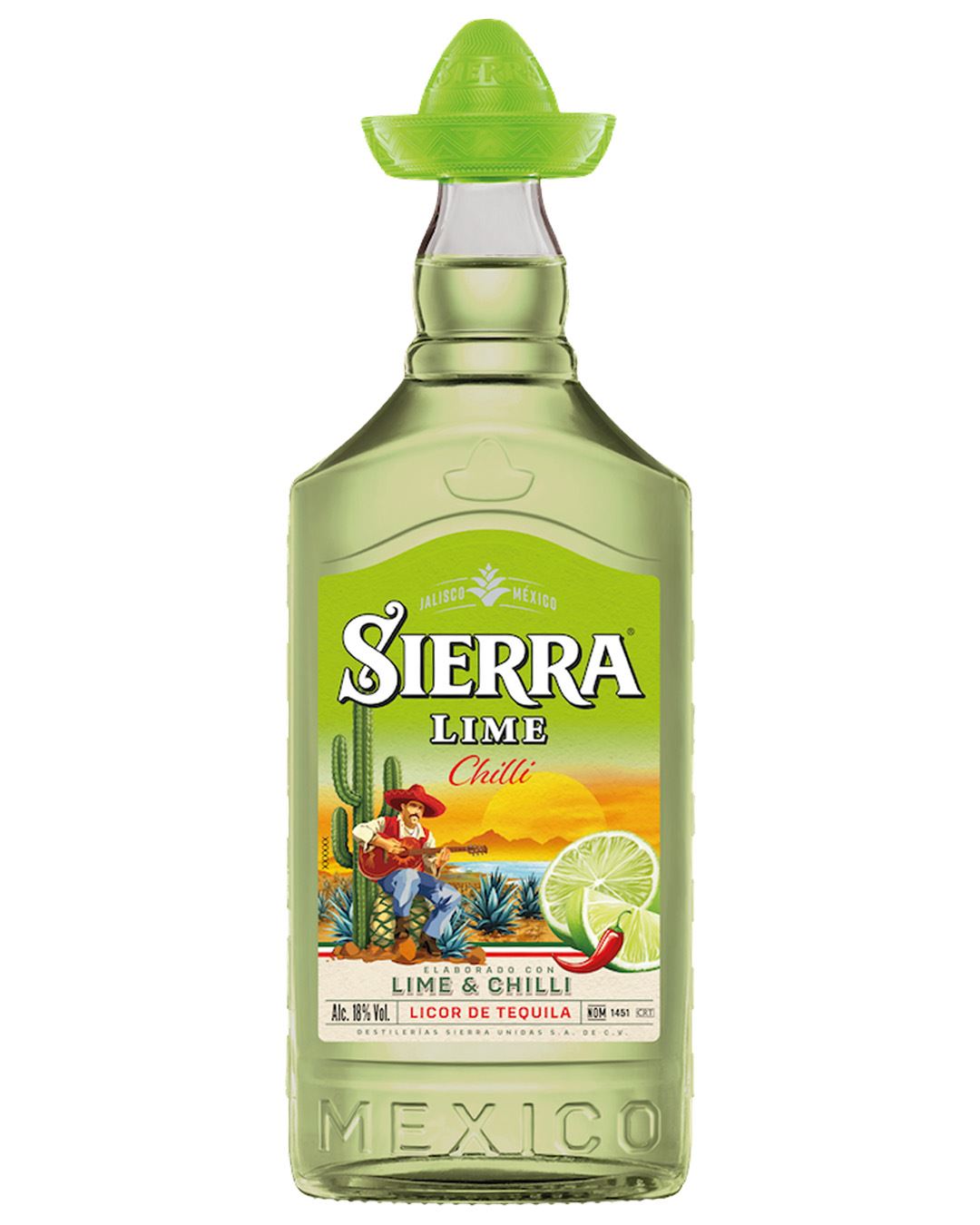 Sierra Tequila Lime & Chilli Liqueur, 70 cl