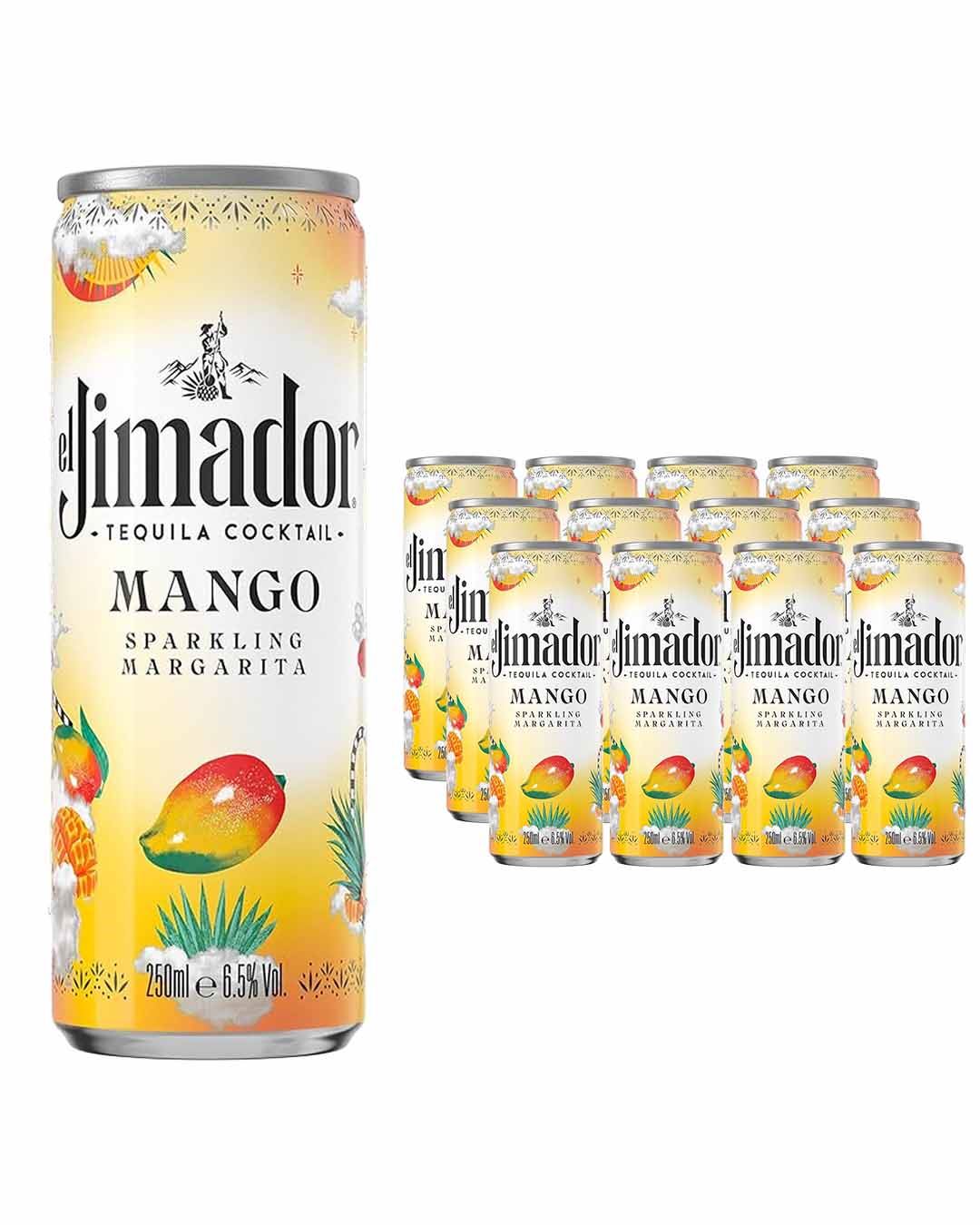 El Jimador Mango Sparkling Margarita Can Multipack 12 x 250 ml