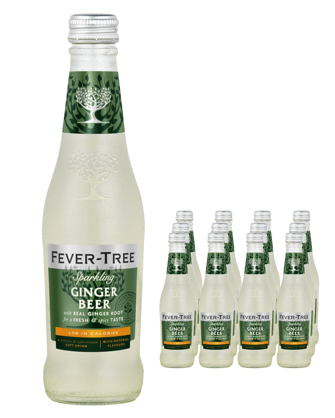 Fever Tree Sparkling Ginger Beer Multipack, 12 x 275 ml Spirits