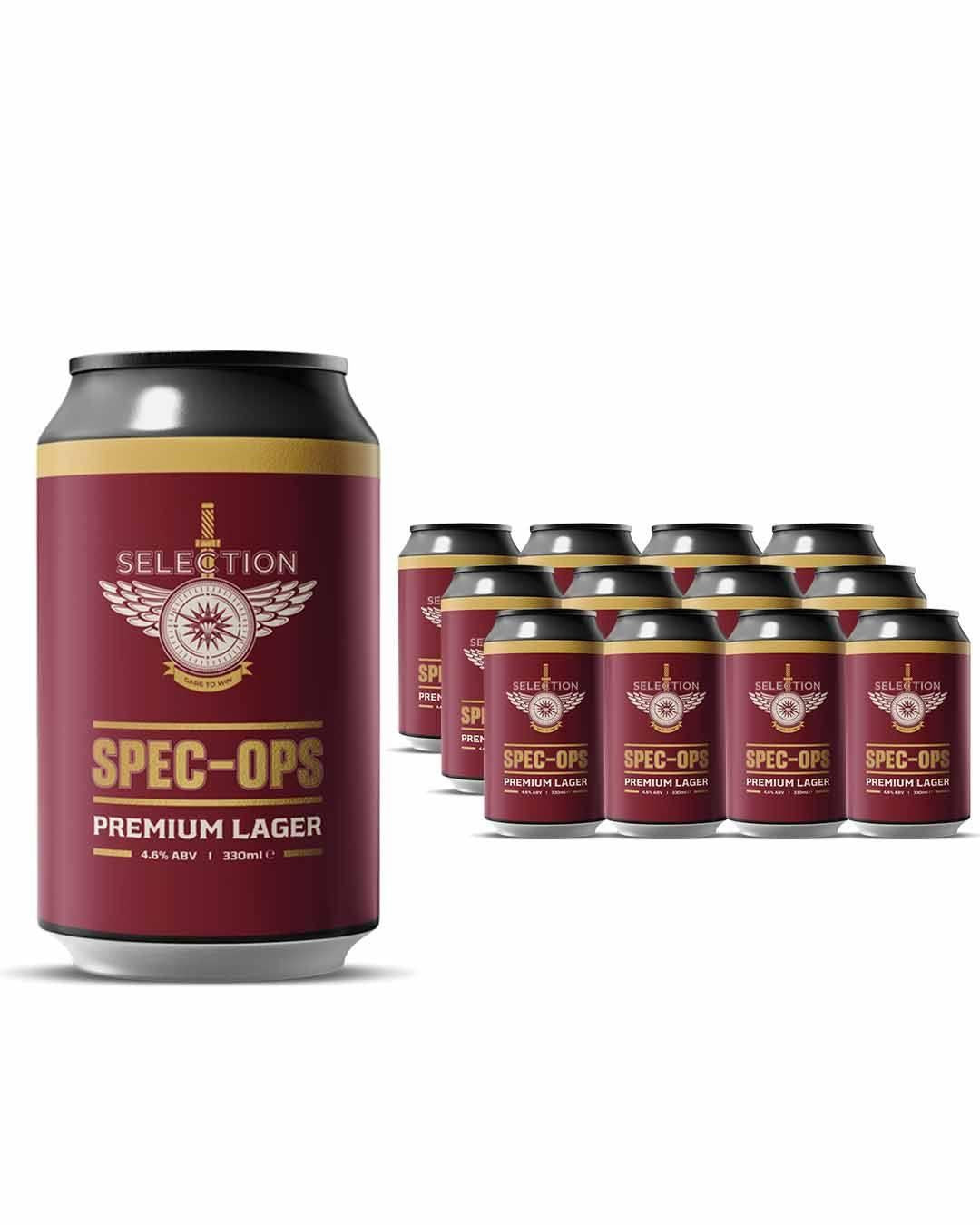 Selection Spec Ops Lager Can 12 x 330ML