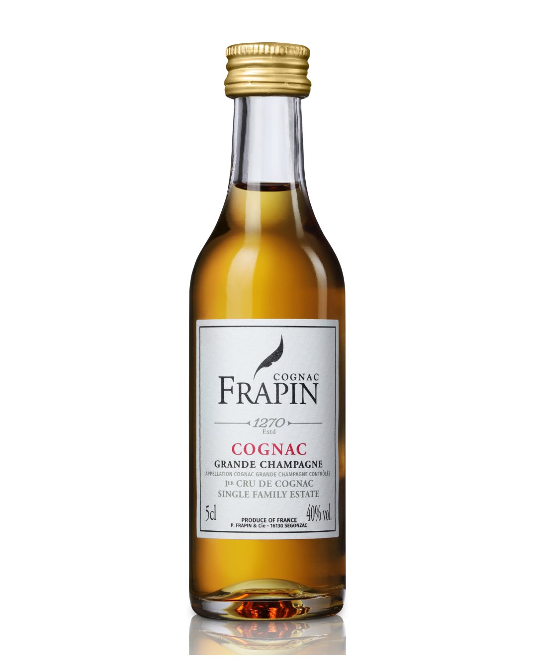 Frapin 1270 Premier Cru Grande Champagne Cognac Miniature, 5 cl Spirit Miniatures