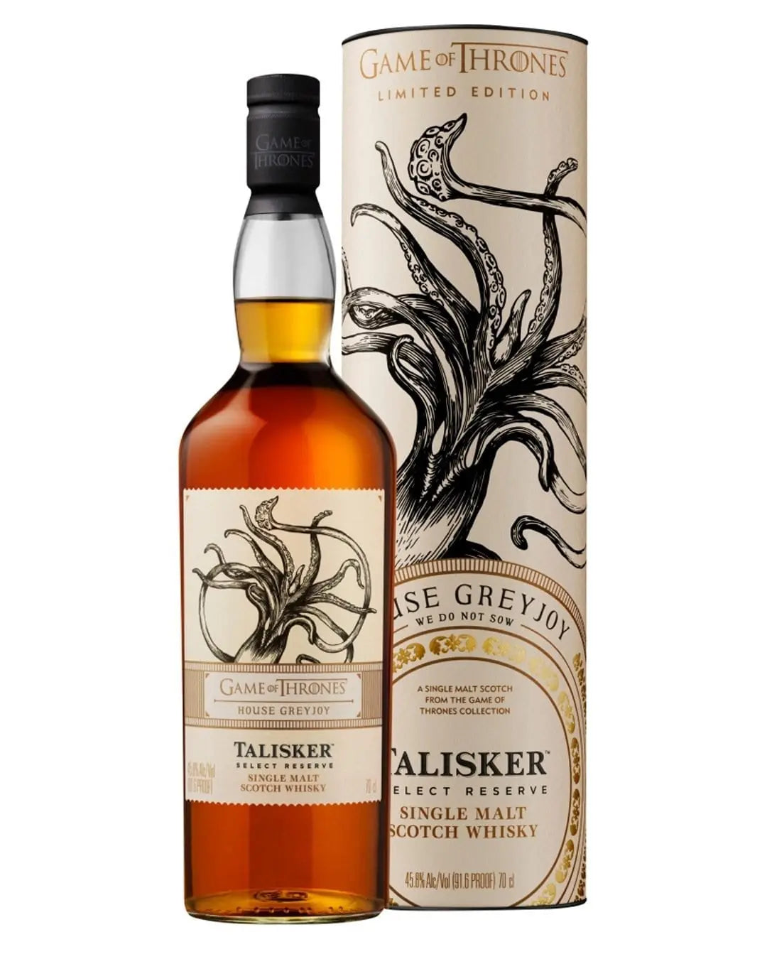 Game of Thrones House Greyjoy - Talisker Select Reserve Malt Whisky, 70 cl Whisky 5000267173832