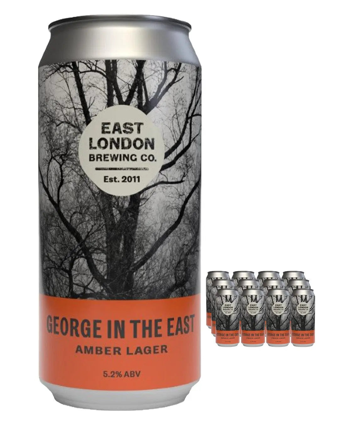 George In The East Amber Lager Can Multipack, 12 x 440 ml Beer