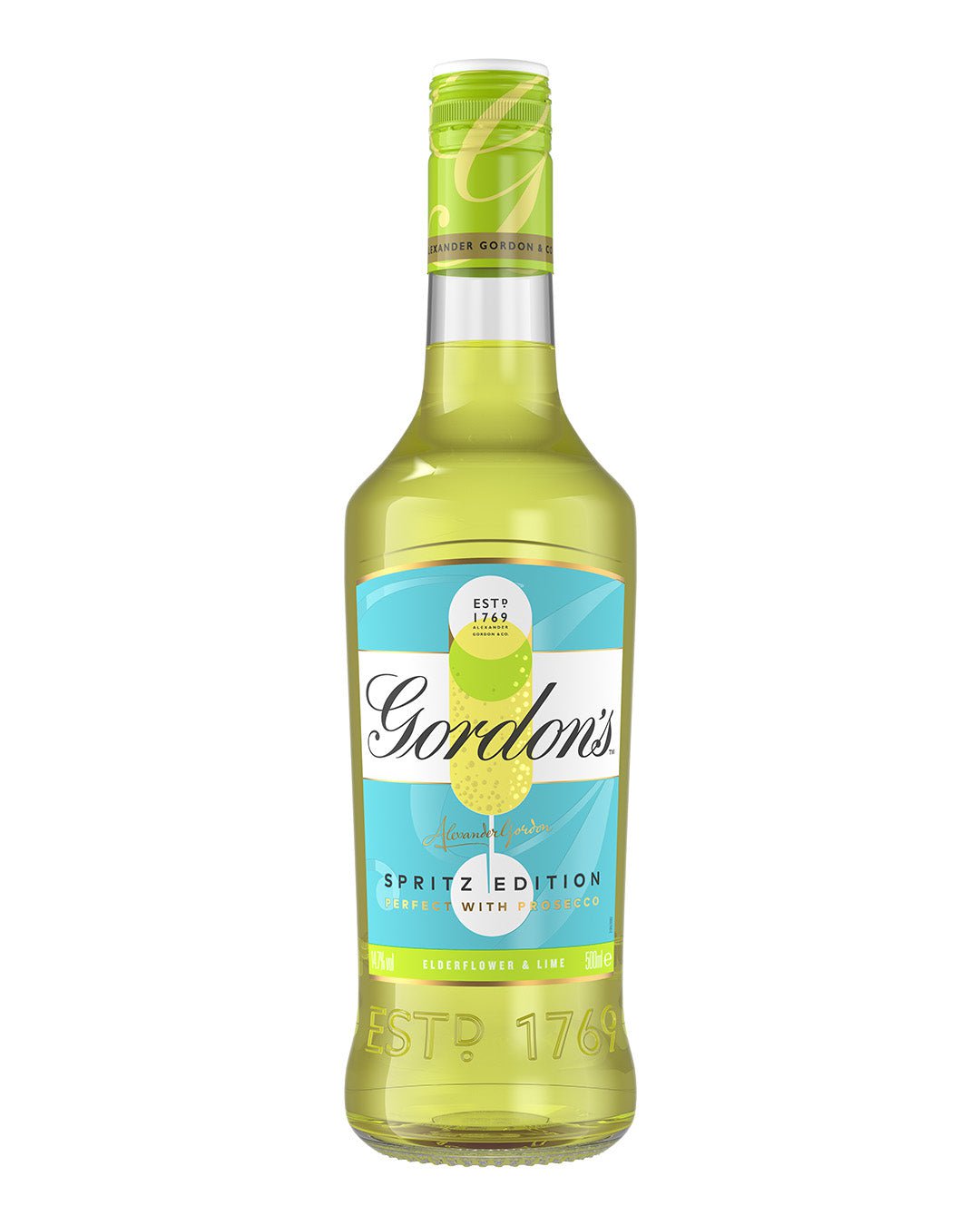 Gordon's Elderflower & Lime Spritz, 500 ml Ready Made Cocktails
