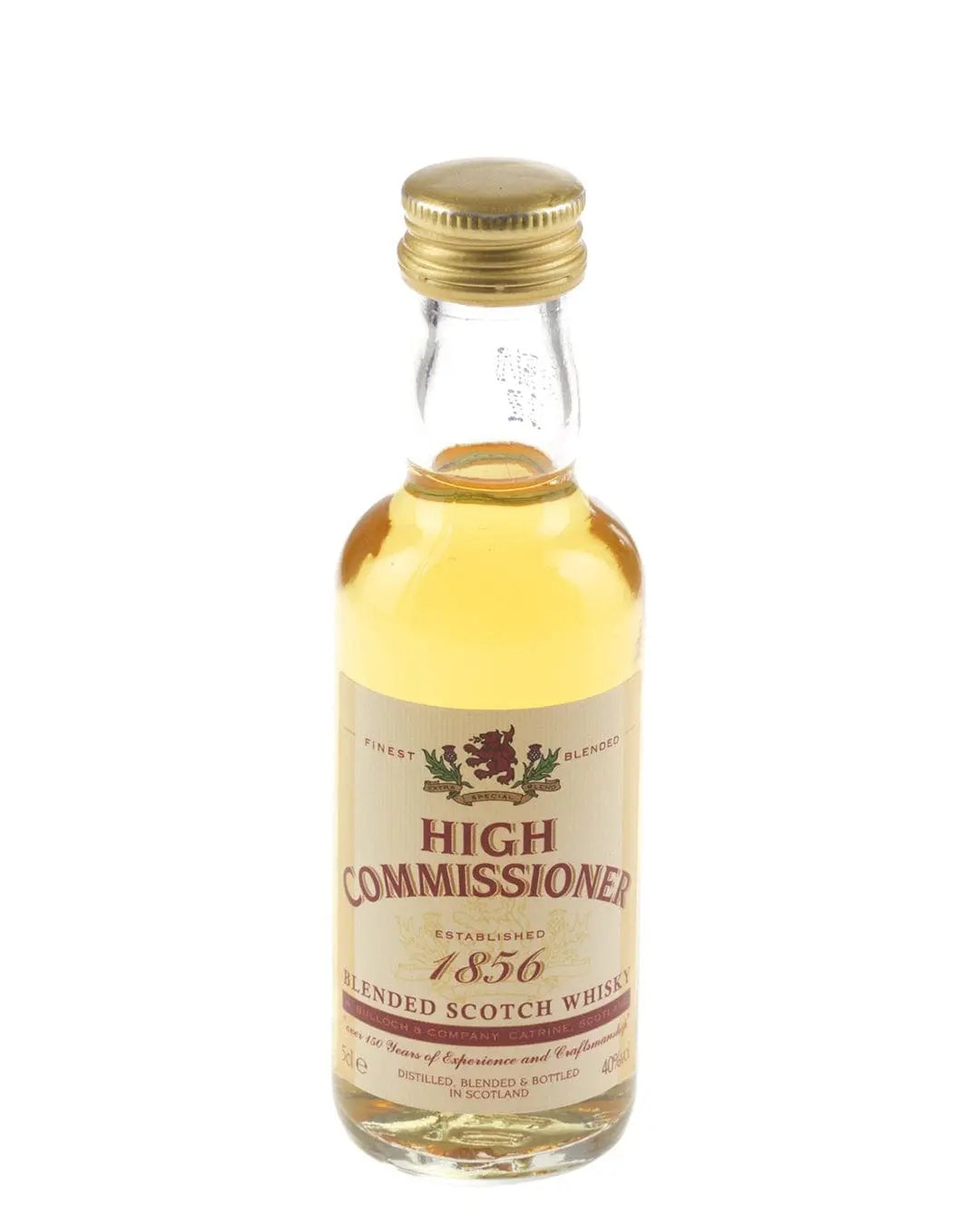 High Commissioner Whisky Miniature, 5 cl Spirit Miniatures