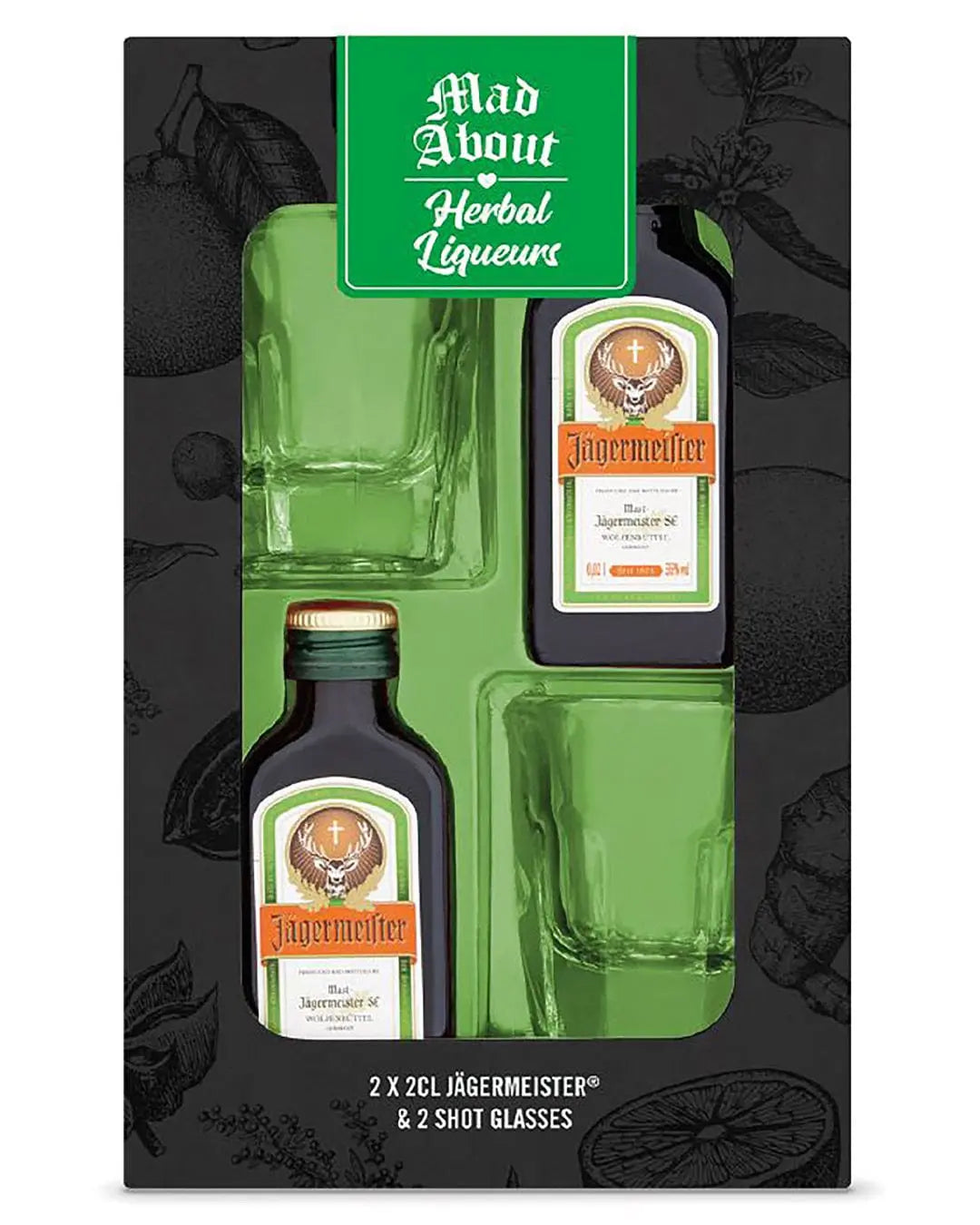 Jägermeister Gift Set, 2 cl Spirit Miniatures 5060038022721