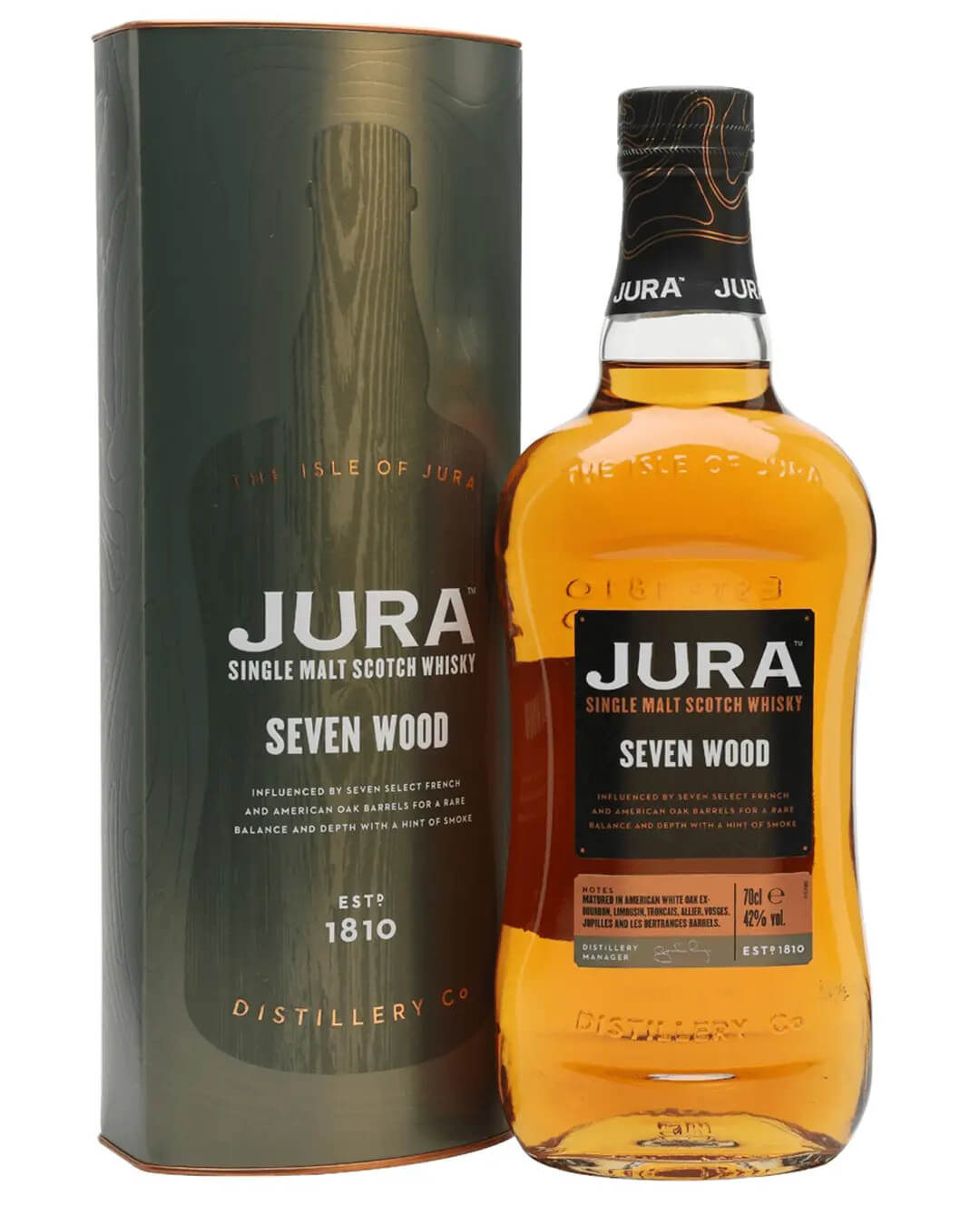 Jura Seven Wood Malt Whisky, 70 cl Whisky 5013967012523