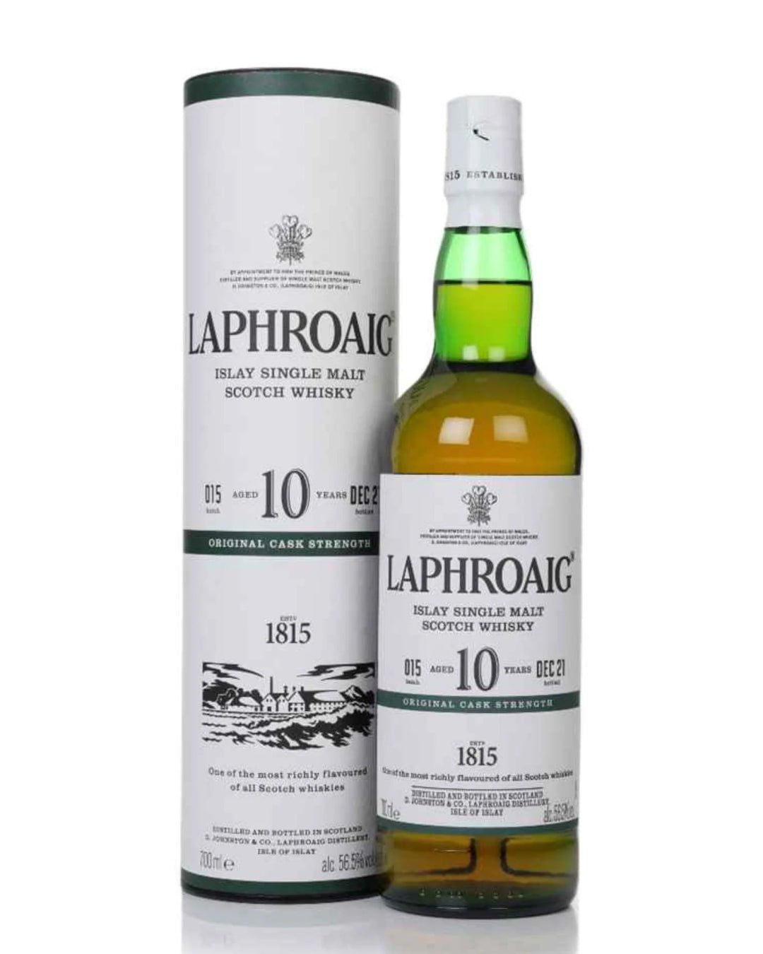Laphroaig 10 Year Old Original Cask Strength Islay Single Malt Scotch Whisky, 70 cl Whisky
