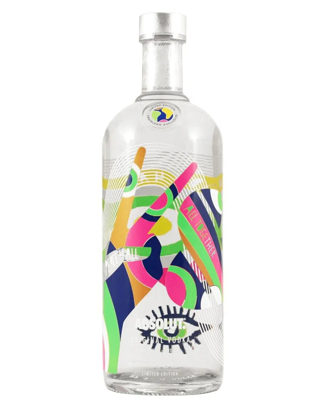 Limited Edition Absolut World Peace 4 All Vodka, 1 L Vodka 7312040551972