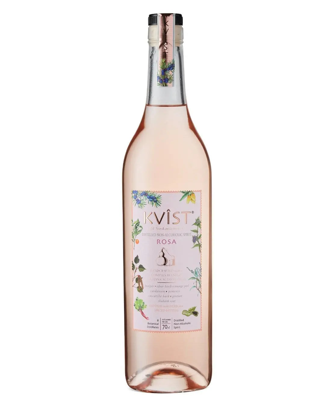 KVÎST Rosa Distilled Non-Alcoholic Spirit, 70 cl Liqueurs & Other Spirits 5060119770657