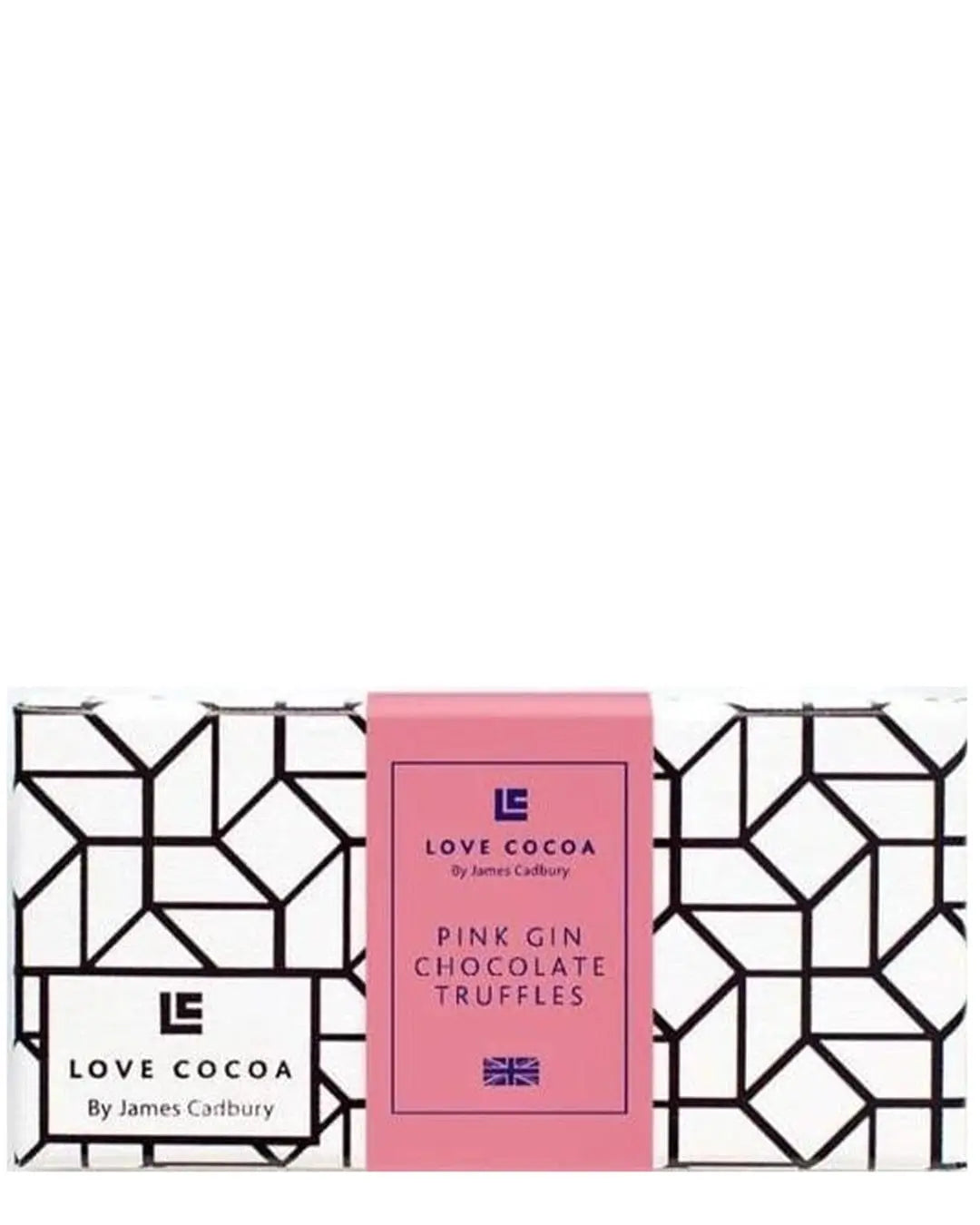 Love Cocoa Pink Gin Truffles Flat Letterbox Gift, 100 g Chocolate