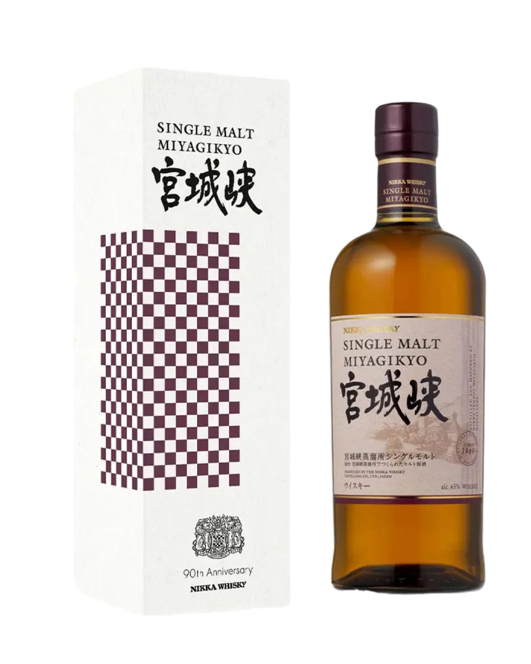 Nikka Miyagikyo Single Malt  90th Anniversary Japanese Whisky, 70 cl Whisky