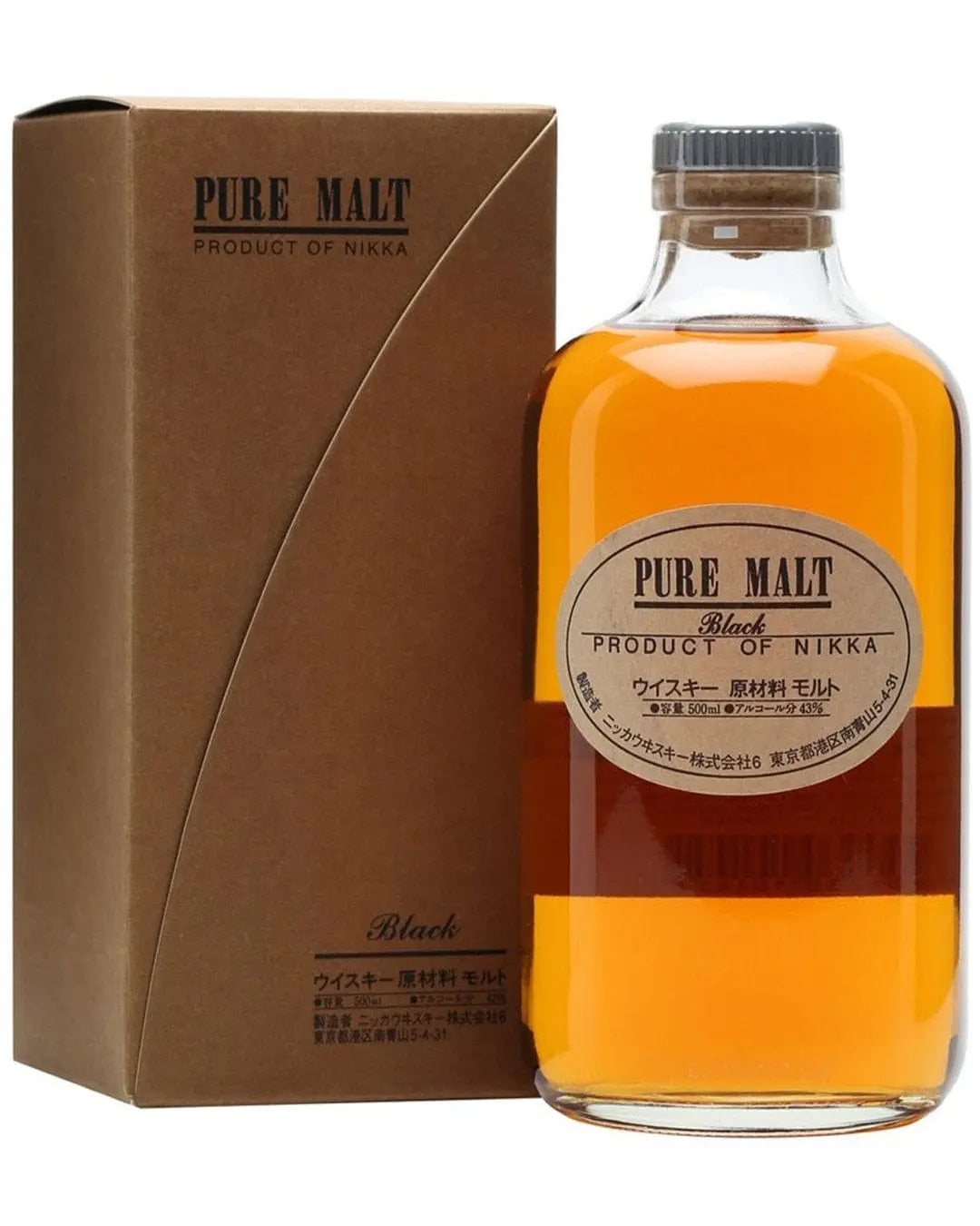 Nikka Pure Malt Black Japanese Whisky, 50 cl Whisky