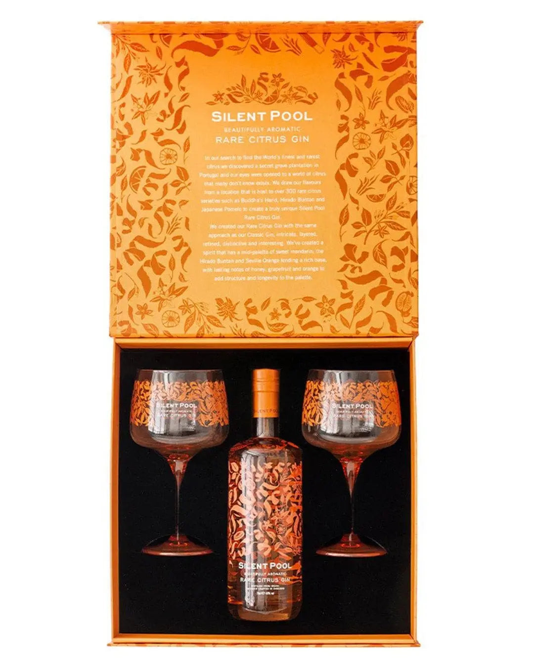 Silent Pool Rare Citrus Gin Gift Set, 70 cl Gin 5060411481084