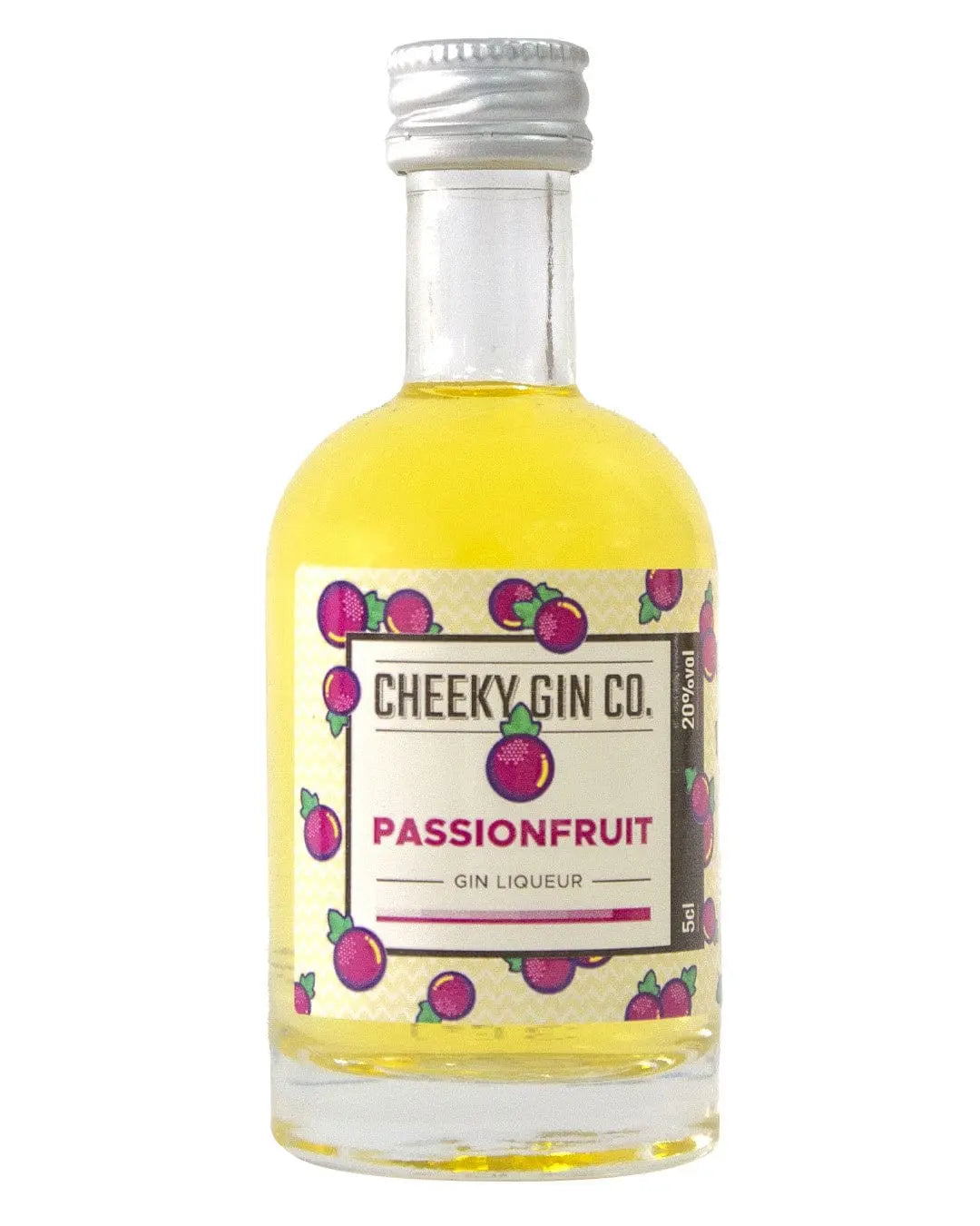 The Cheeky Gin Co. Passionfruit Gin Liqueur Miniature, 5 cl Spirit Miniatures