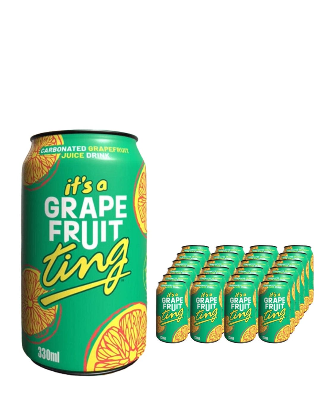 Ting Grapefruit Crush Multipack, 24 x 330 ml Soft Drinks & Mixers 5029578000163