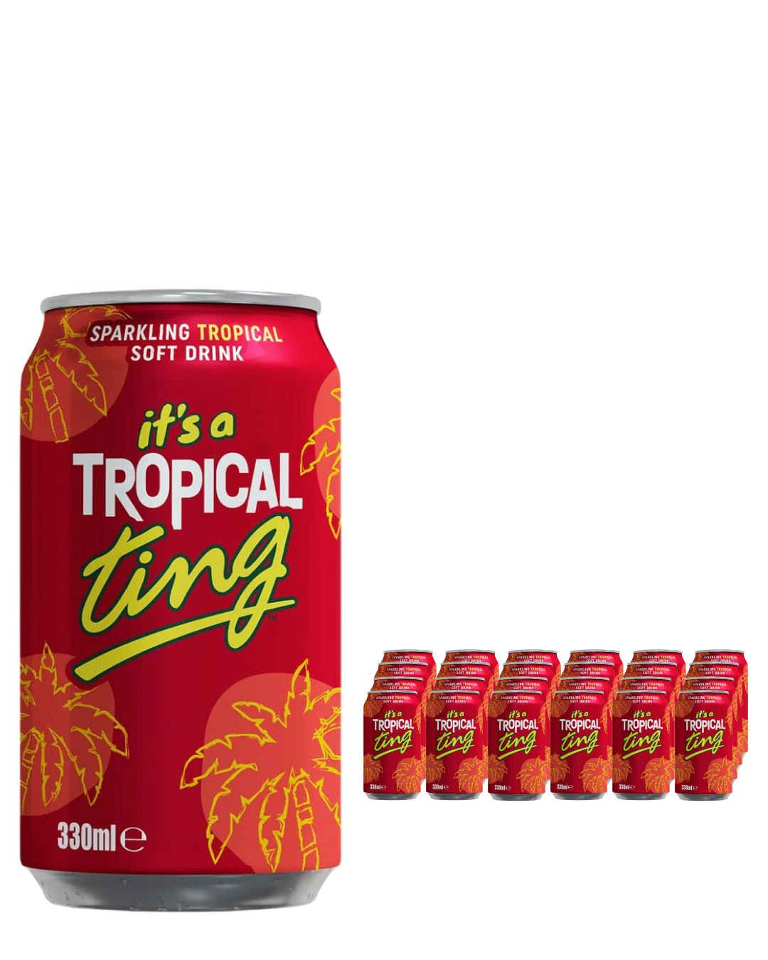 Ting Tropical Can Multipack, 24 x 330 ml Soft Drinks & Mixers