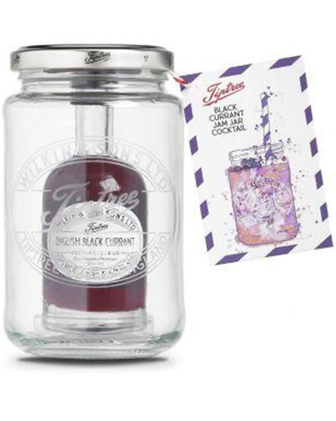 Tiptree English Black Currant Vodka Jam Jar Cocktail, 5 cl Spirit Miniatures 043647001863