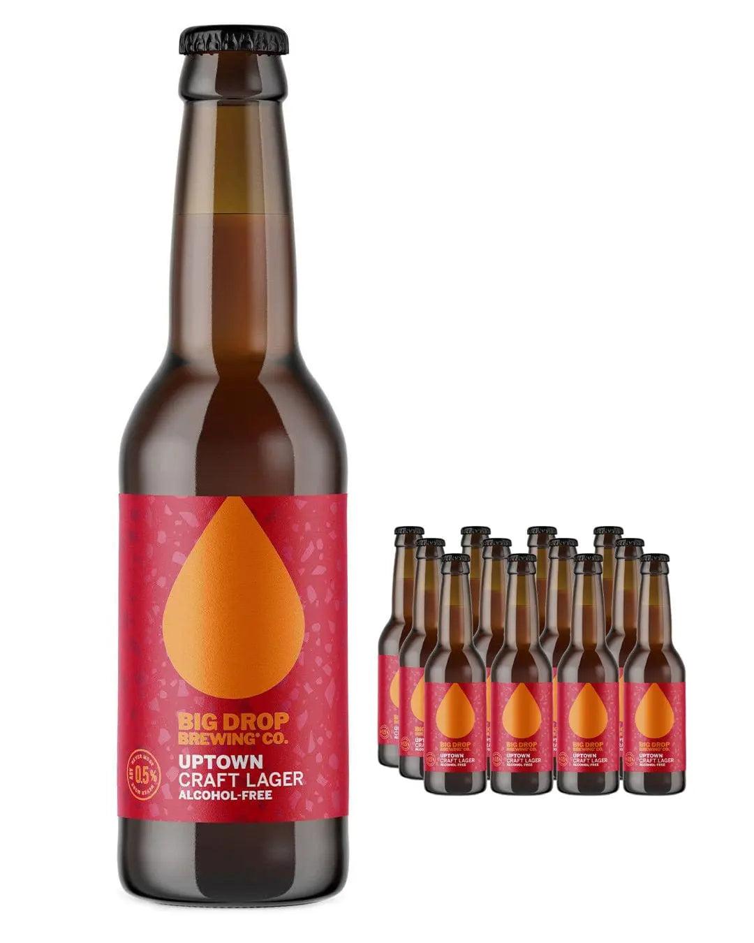 Uptown Craft Lager, Big Drop Brewing Multipack, 12 x 330 ml Beer