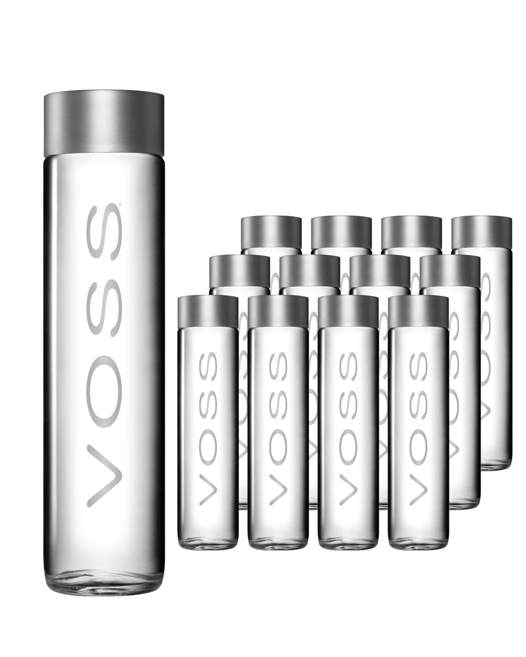 Voss Still Water Glass Bottle Multipack, 12 x 800 ml Water 682430611744