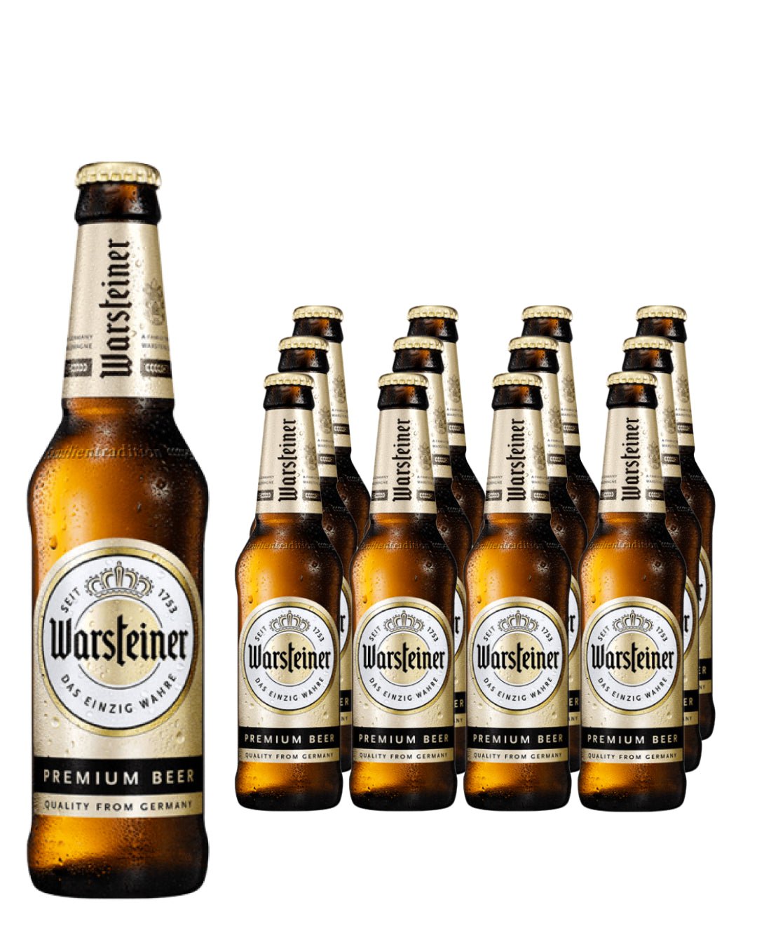 Warsteiner German Pilsner Beer Bottle Multipack, 12 x 330 ml Beer