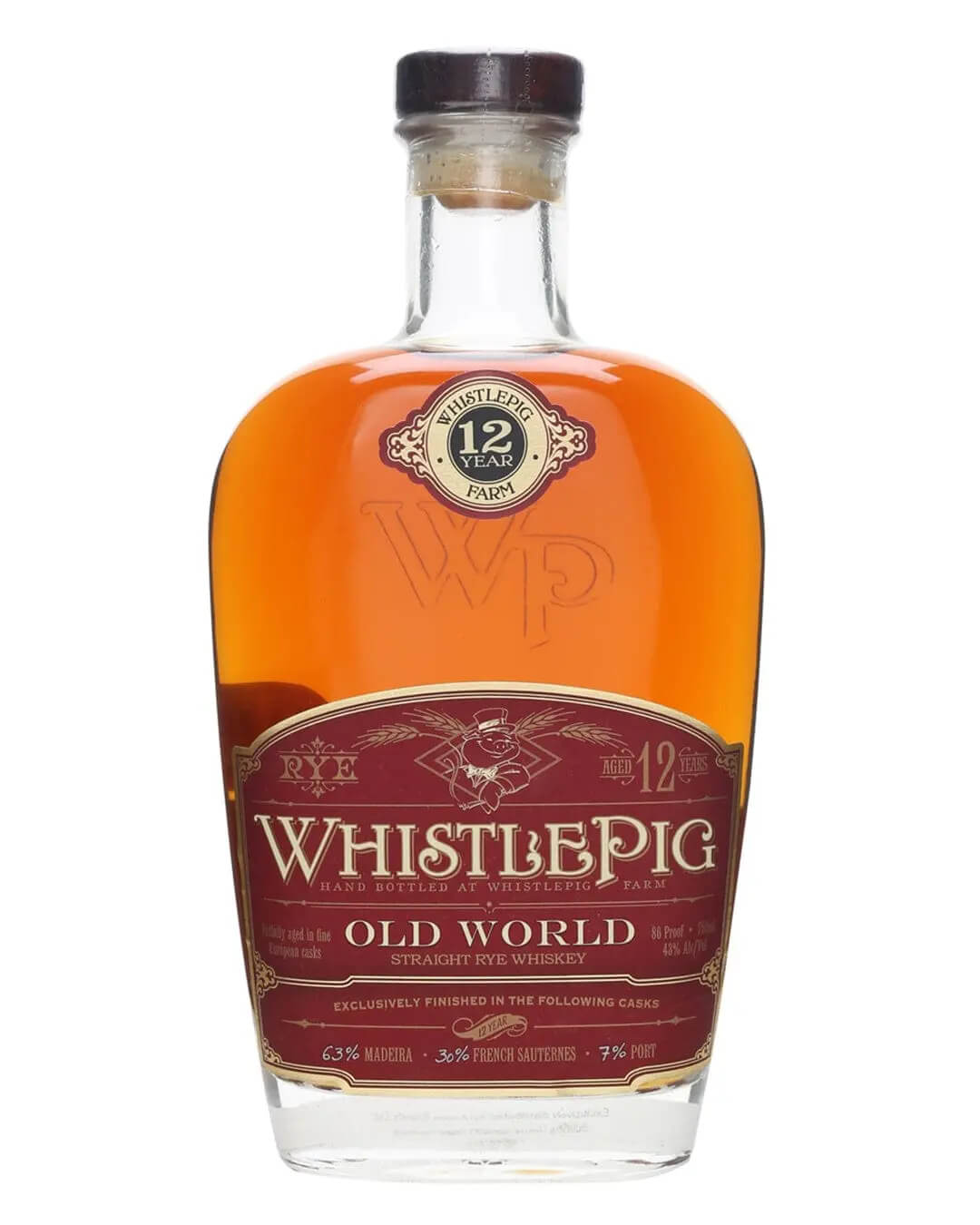 WhistlePig Old World Series 12 Year Old Whiskey, 70 cl Whisky 851460002253