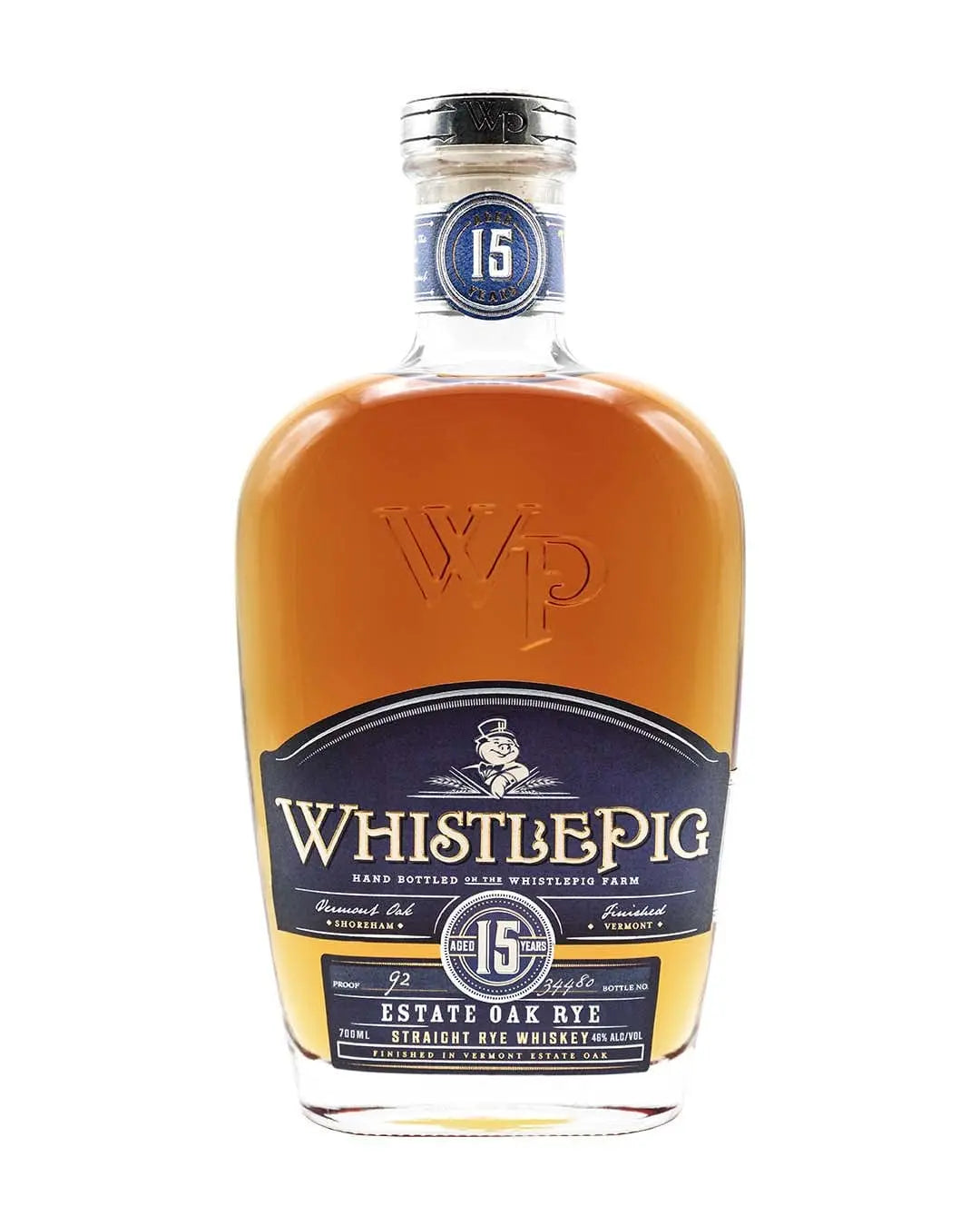 WhistlePig Rye Whiskey Vermont Oak 15 Year Old, 70 cl Whisky 851460002369