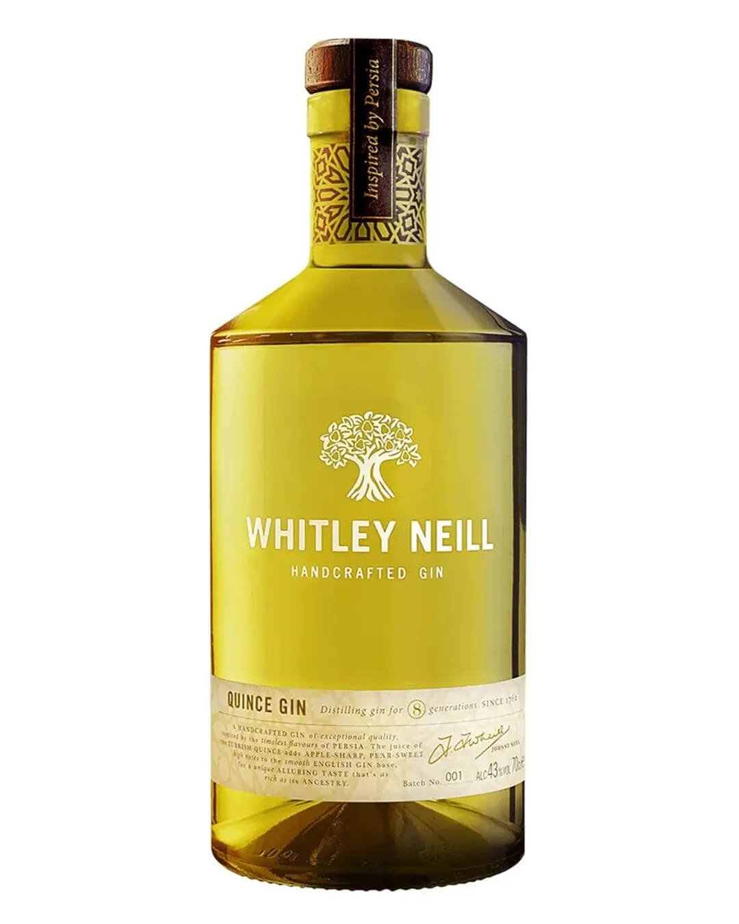 Whitley Neill Quince Gin, 70 cl Gin 5011166053996