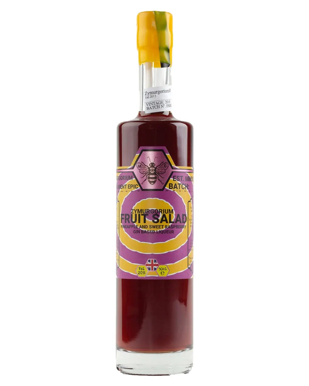 Zymurgorium Fruit Salad Pineapple & Sweet Raspberry Gin Liqueur, 50 cl Gin 5060464800610